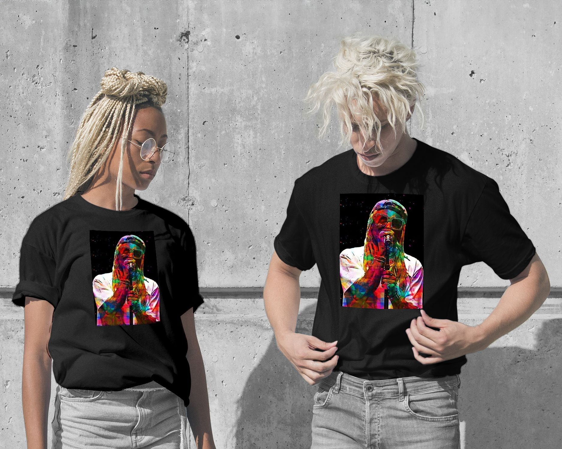 T-Shirt-Lil Wayne - @ColorfulArt-wow.fan