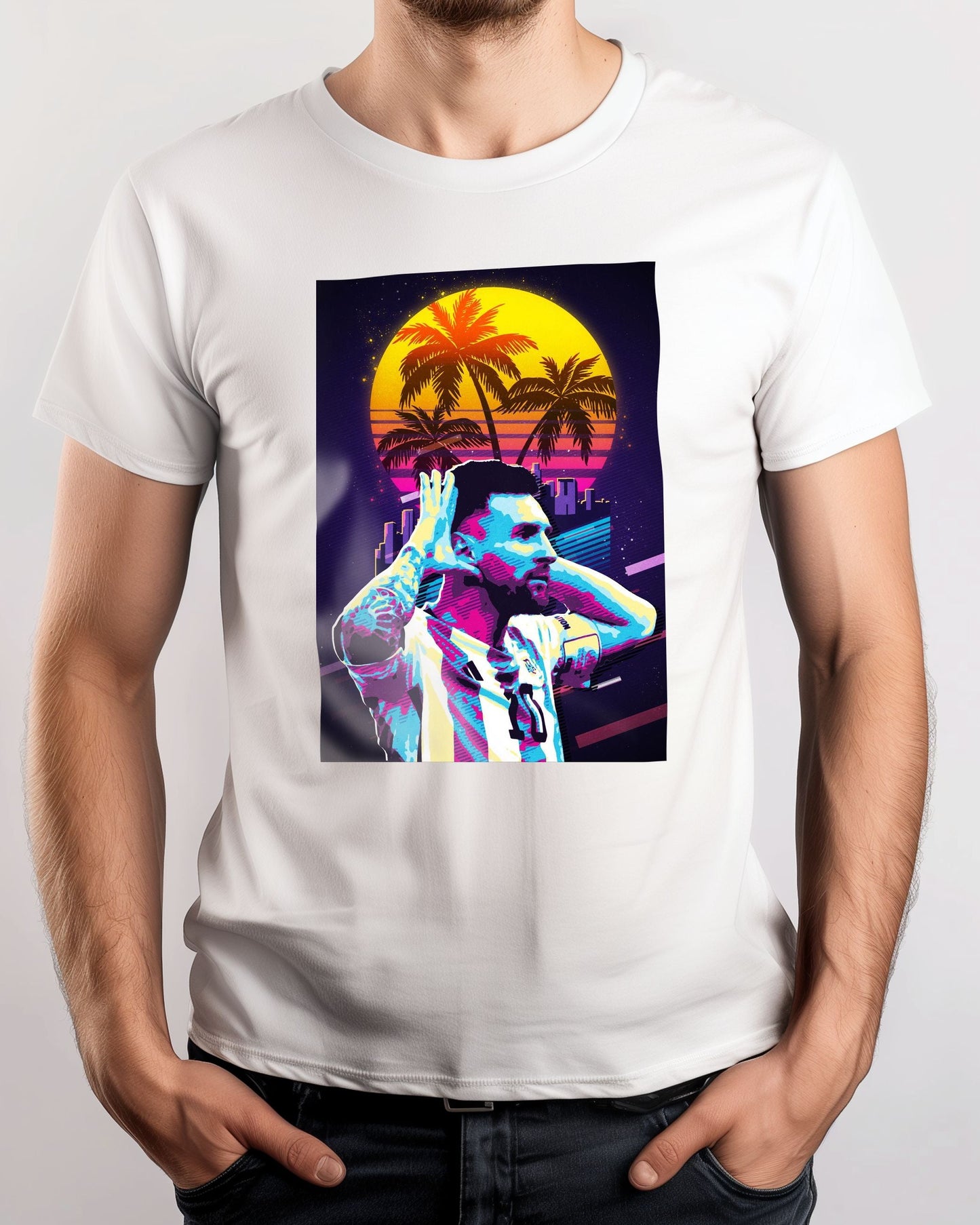 Tee Lionel Messi Iconic Celebration World Cup 2022 - @ColorizeStudio