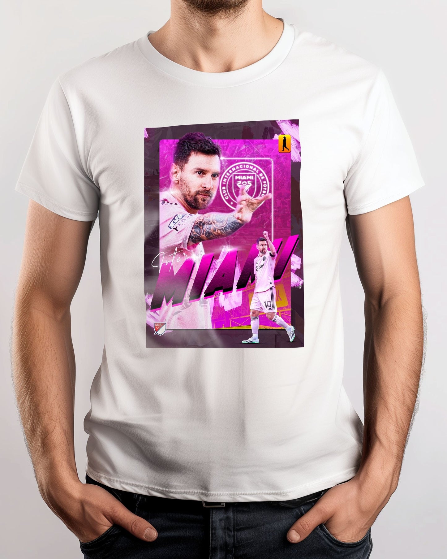 Tee Lionel Messi Inter Miami Club - @ColorizeStudio