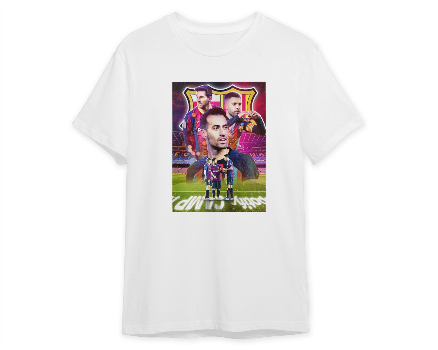 Tee Lionel Messi Sergio Busquets Jordi Alba Barcelona Legend - @ColorizeStudio