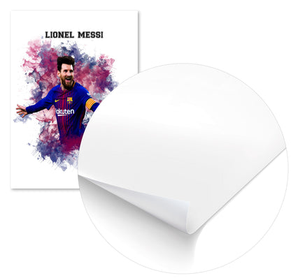Lionel Messi Watercolor 1 - @JeffNugroho