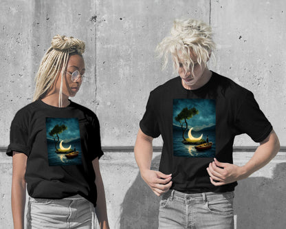 T-Shirt-lost moon - @AzlanXavier-wow.fan