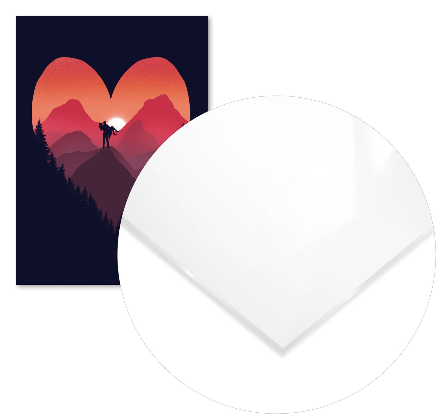 Love sunset and silhoutte - @elzart