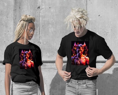 T-Shirt-Lucifer Low Poly - @WpapArtist-wow.fan