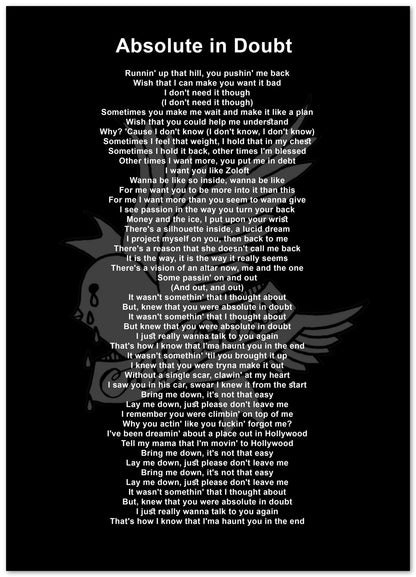 Lyric Song Lil Peep - @LegendArt