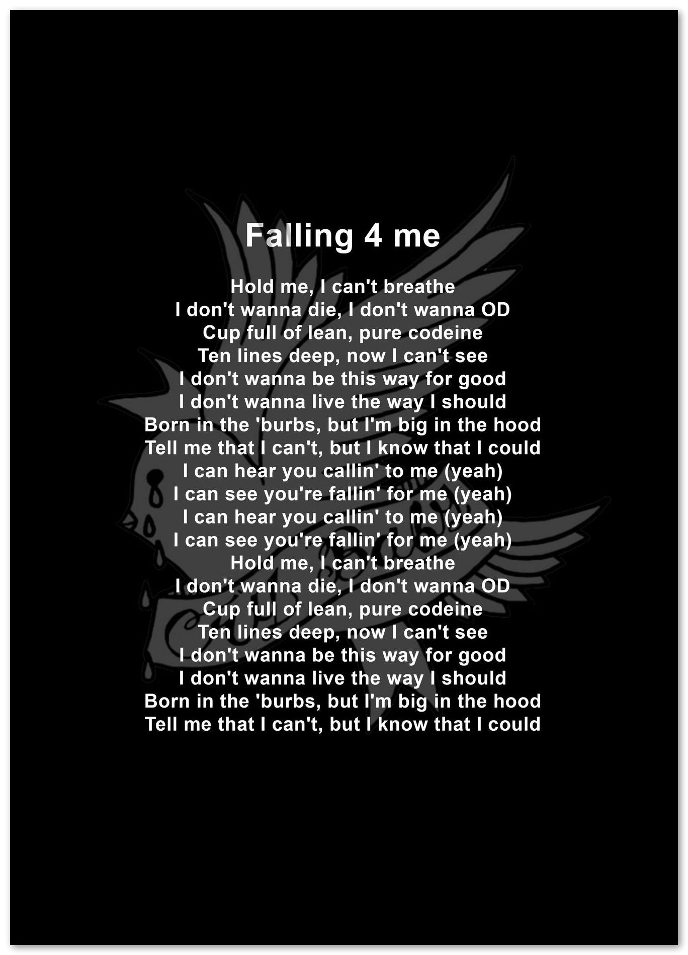 Lyric Song Lil Peep - @LegendArt