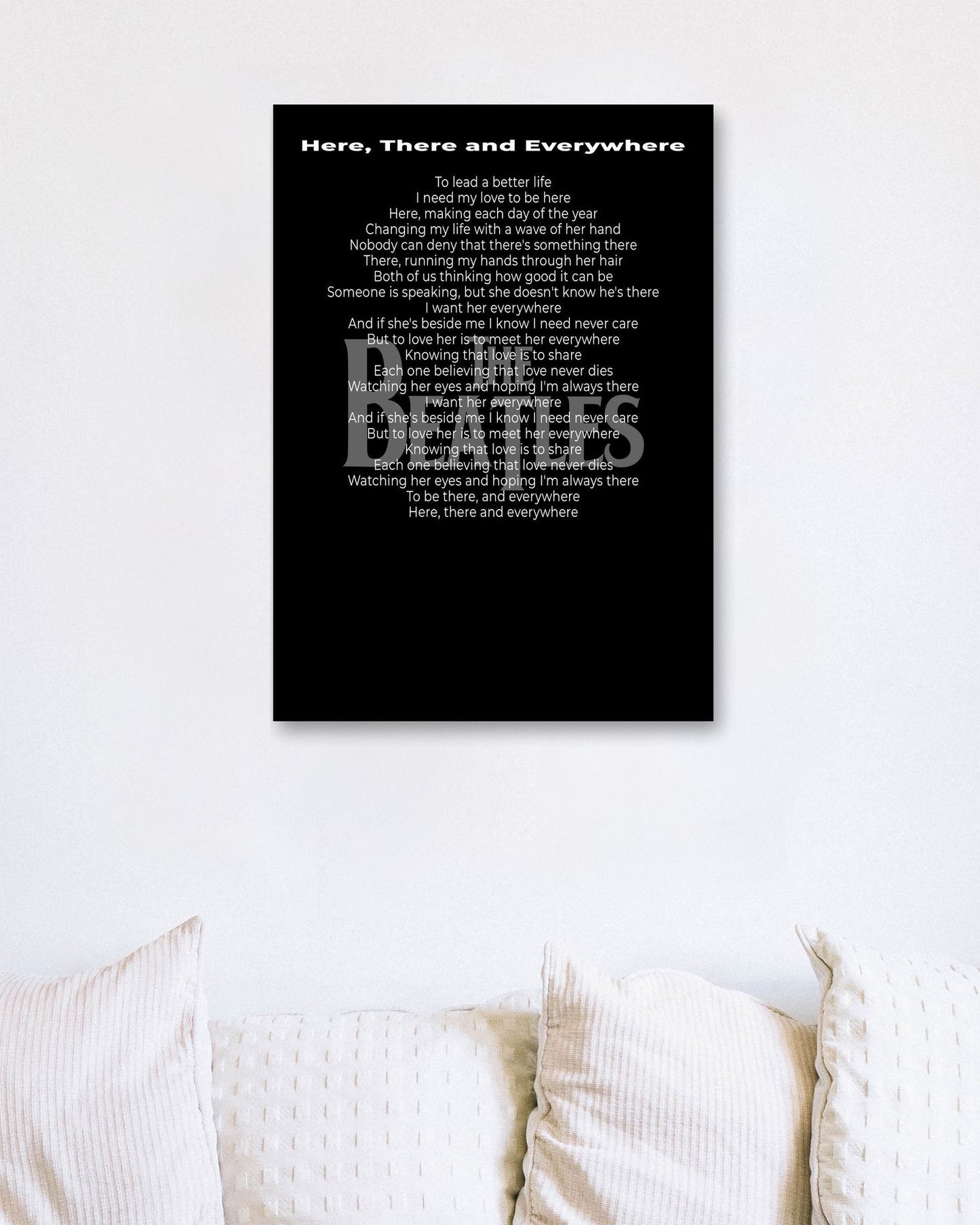 Lyric Song The Beatles - @LegendArt