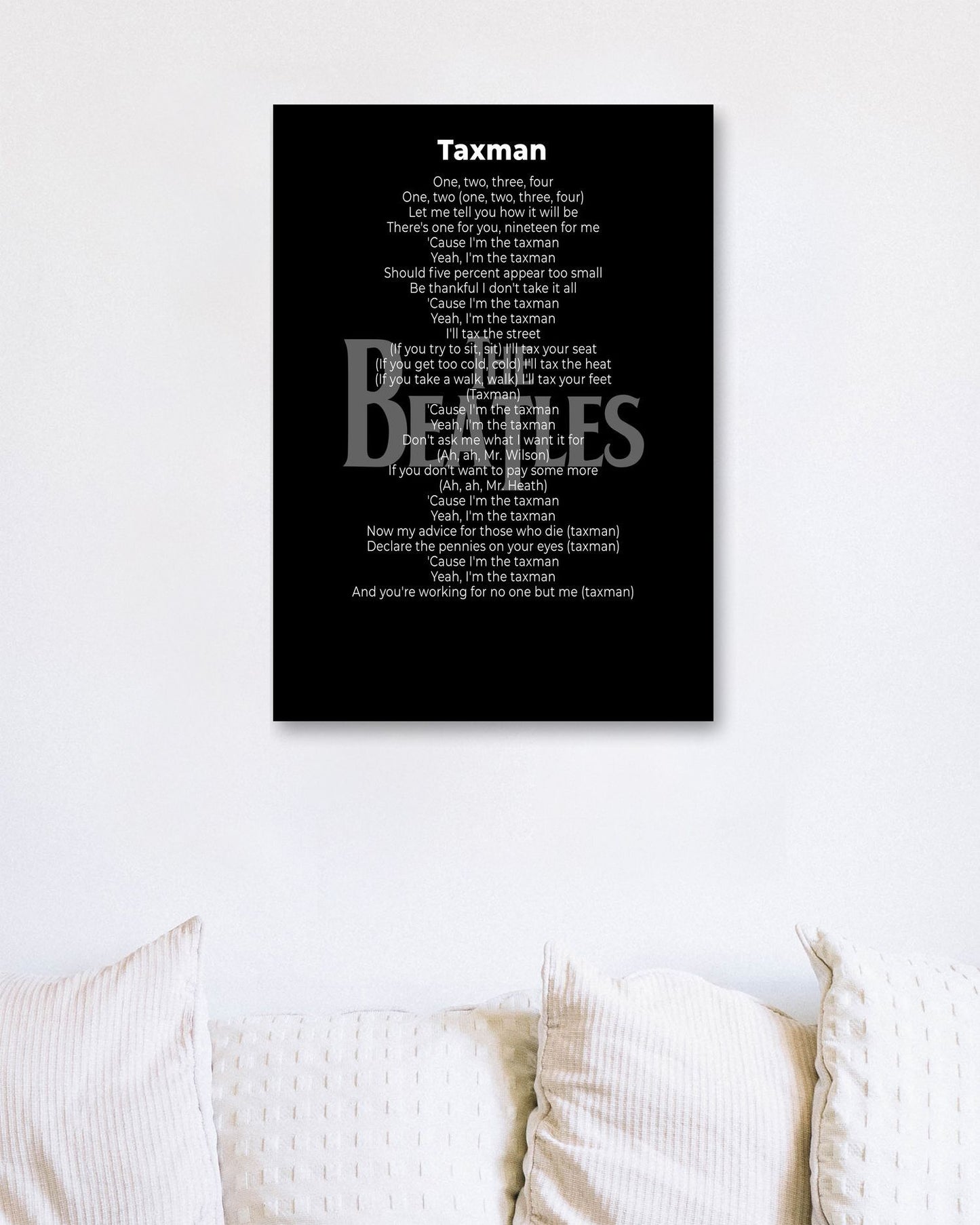 Lyric Song The Beatles - @LegendArt