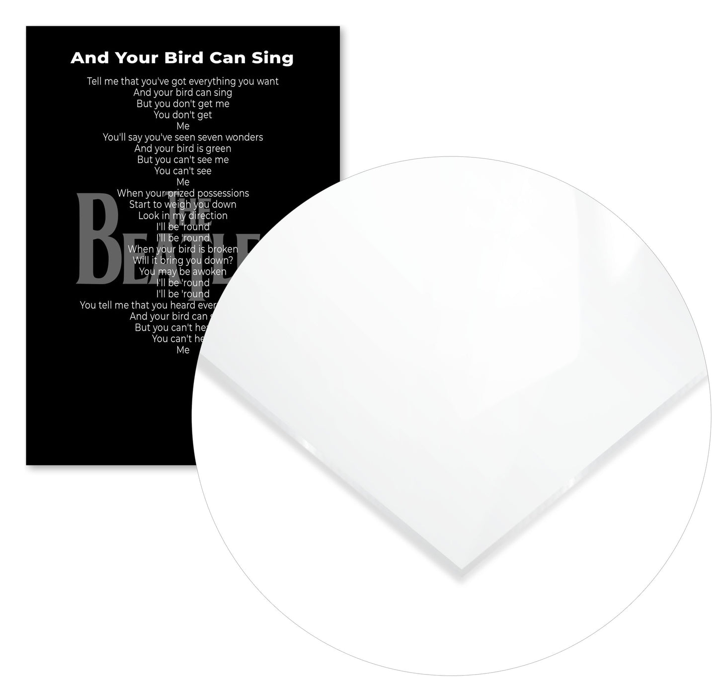 Lyric Song The Beatles - @LegendArt