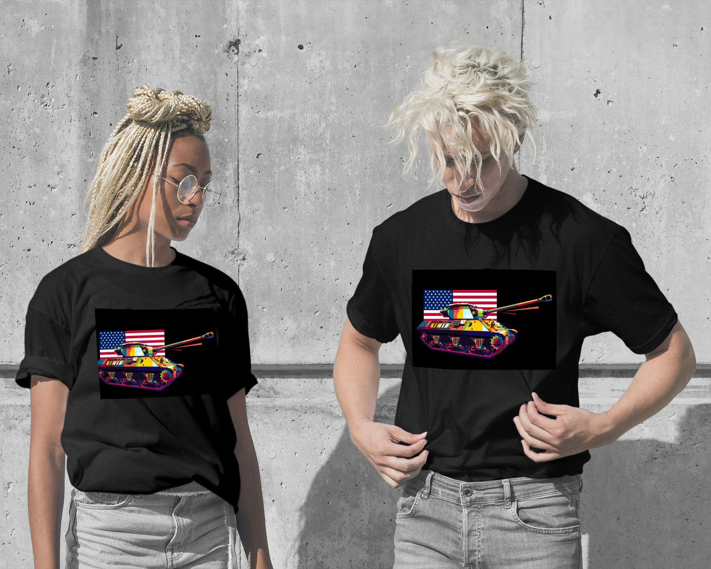 T-Shirt-M36 Jackson in WPAP Illustration - @lintank_popart-wow.fan