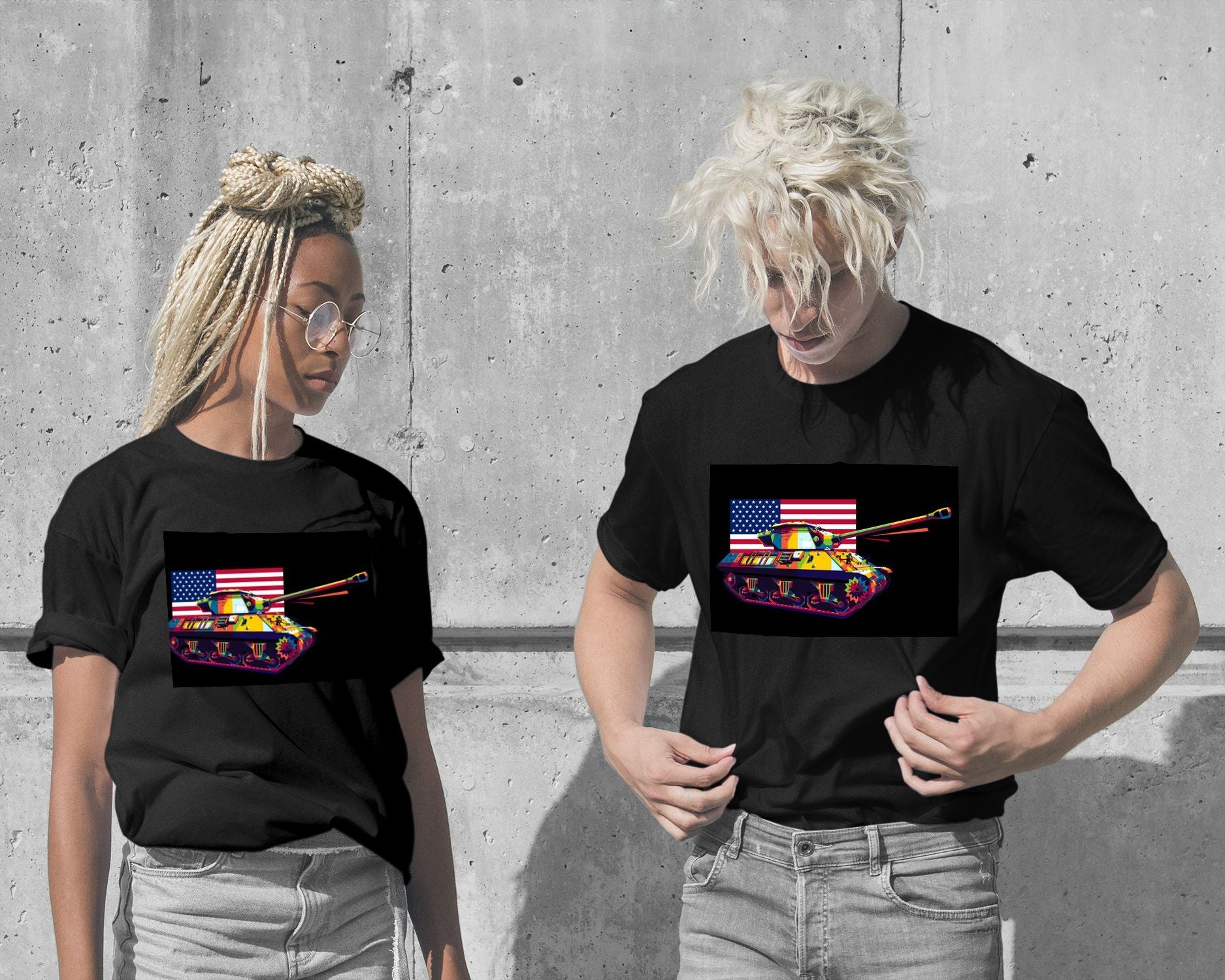 T-Shirt-M36 Jackson in WPAP Illustration - @lintank_popart-wow.fan