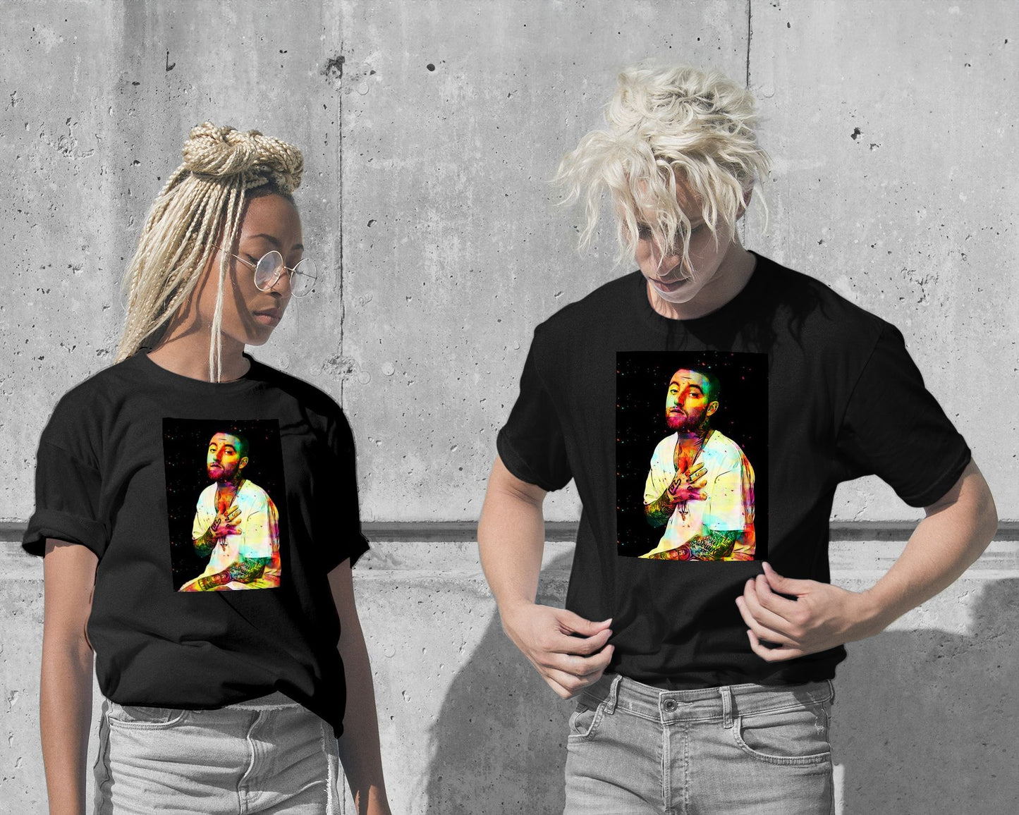 T-Shirt-Mac miller music - @ColorfulArt-wow.fan