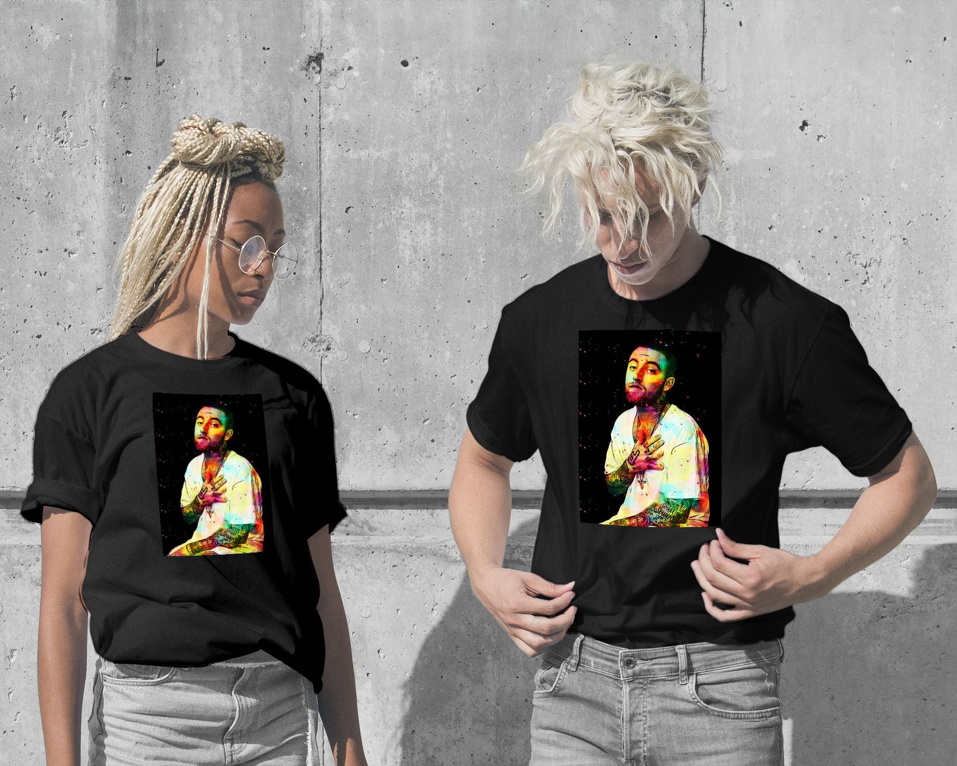 T-Shirt-Mac miller music - @ColorfulArt-wow.fan