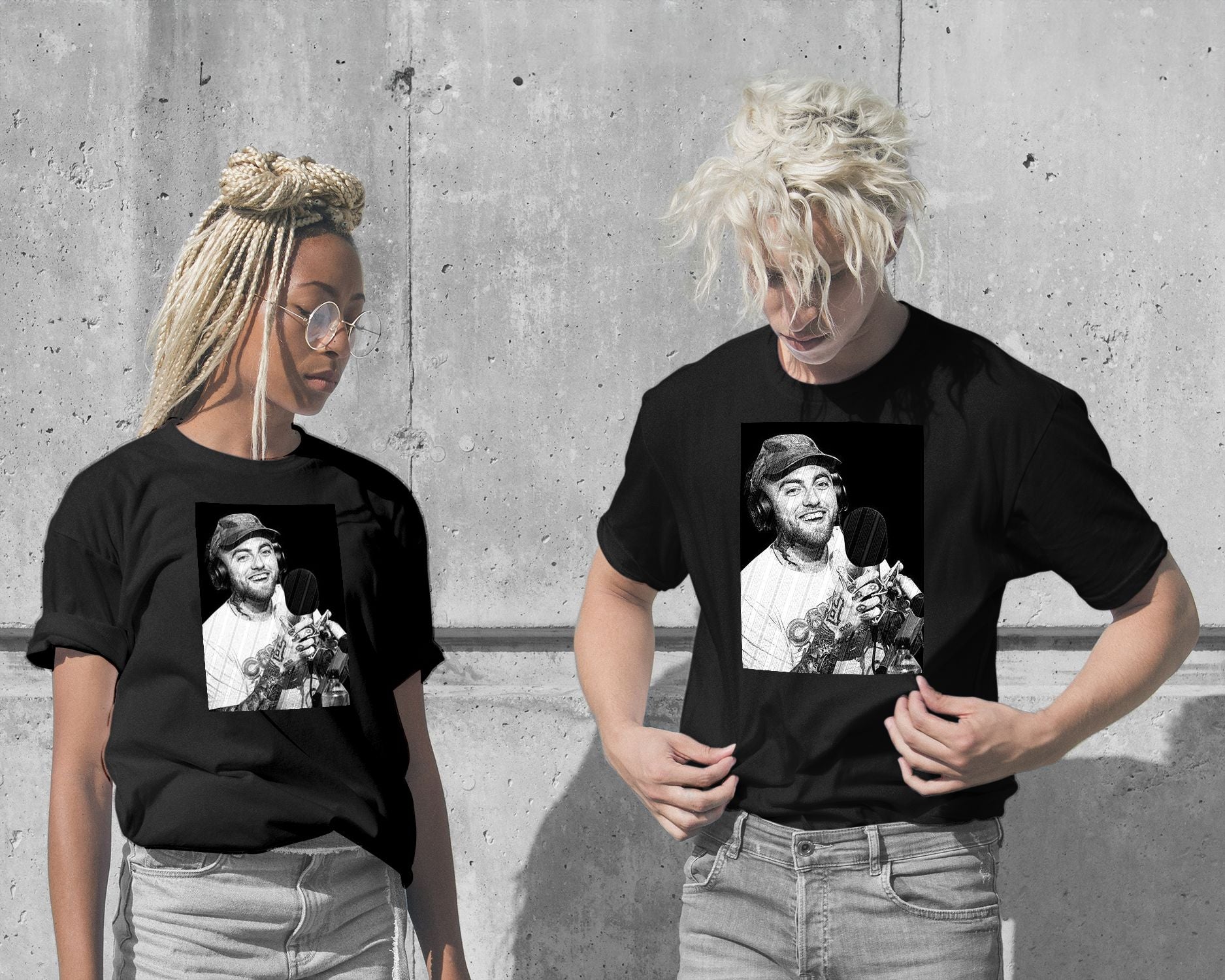 T-Shirt-Mac Miller vintage poster - @SanDee15-wow.fan