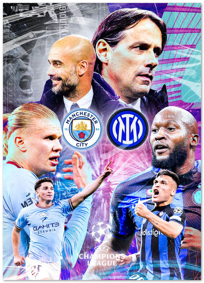 Manchester City VS Inter Milan Champions League Final 2023 - @ColorizeStudio