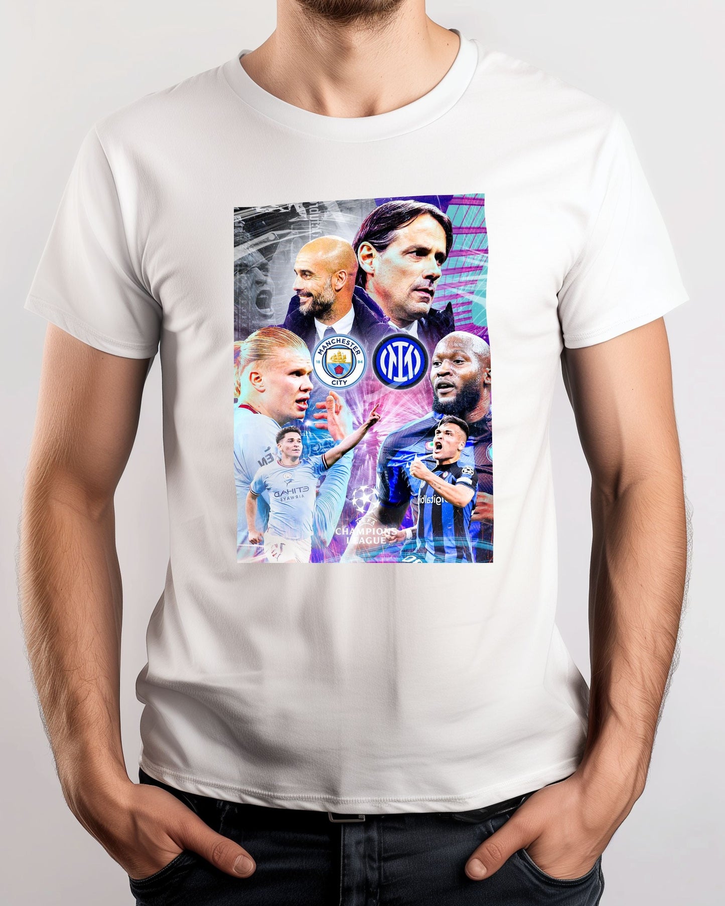 Tee Manchester City VS Inter Milan Champions League Final 2023 - @ColorizeStudio