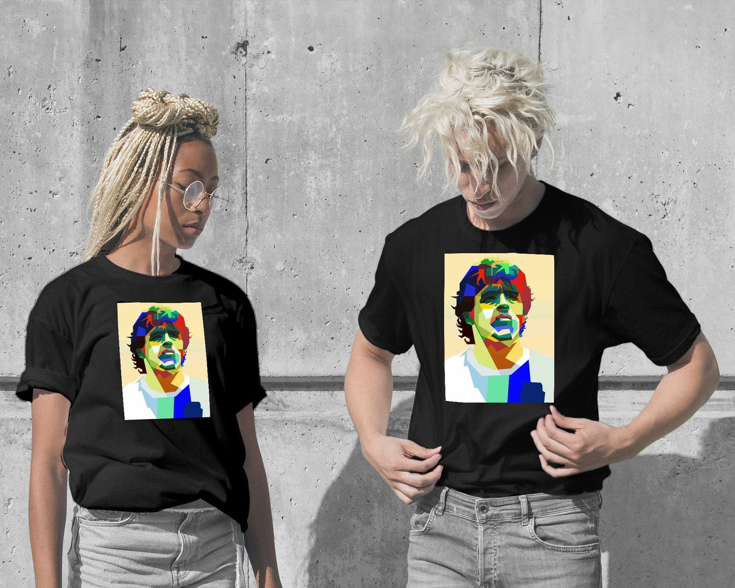 Tee Maradona Pop Art WPAP - @Artkreator