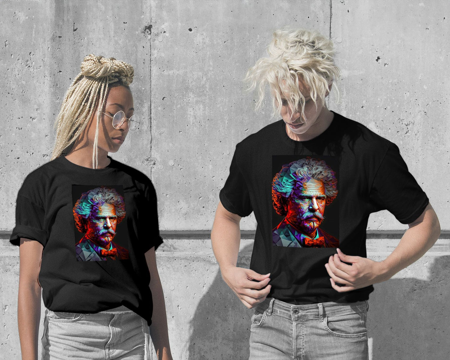 T-Shirt-Mark Twain Pop Art - @WpapArtist-wow.fan