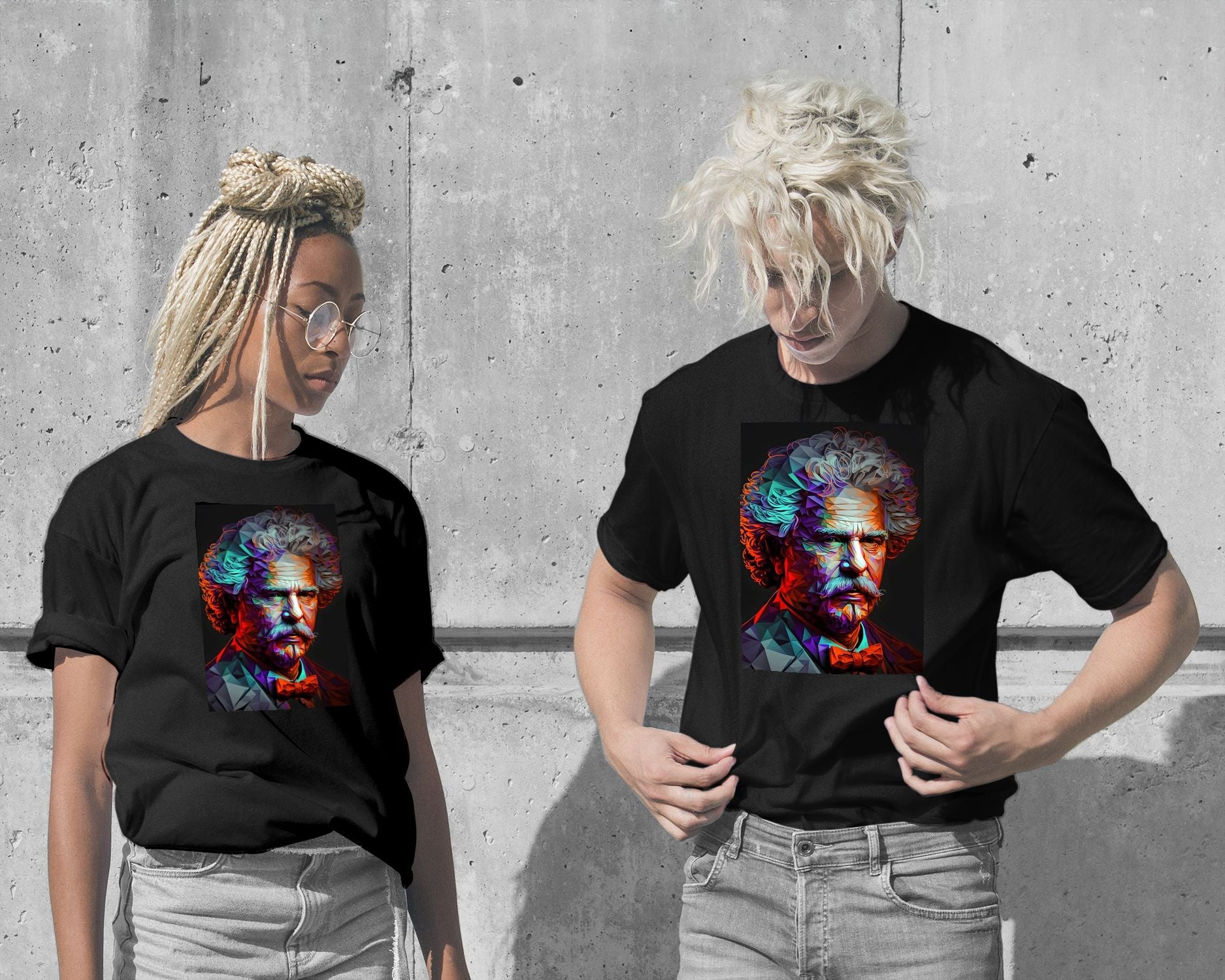T-Shirt-Mark Twain Pop Art - @WpapArtist-wow.fan