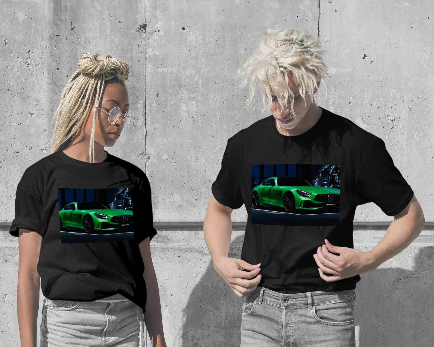T-Shirt-Mercedes GTR AMG 12V - @SpeedArt-wow.fan