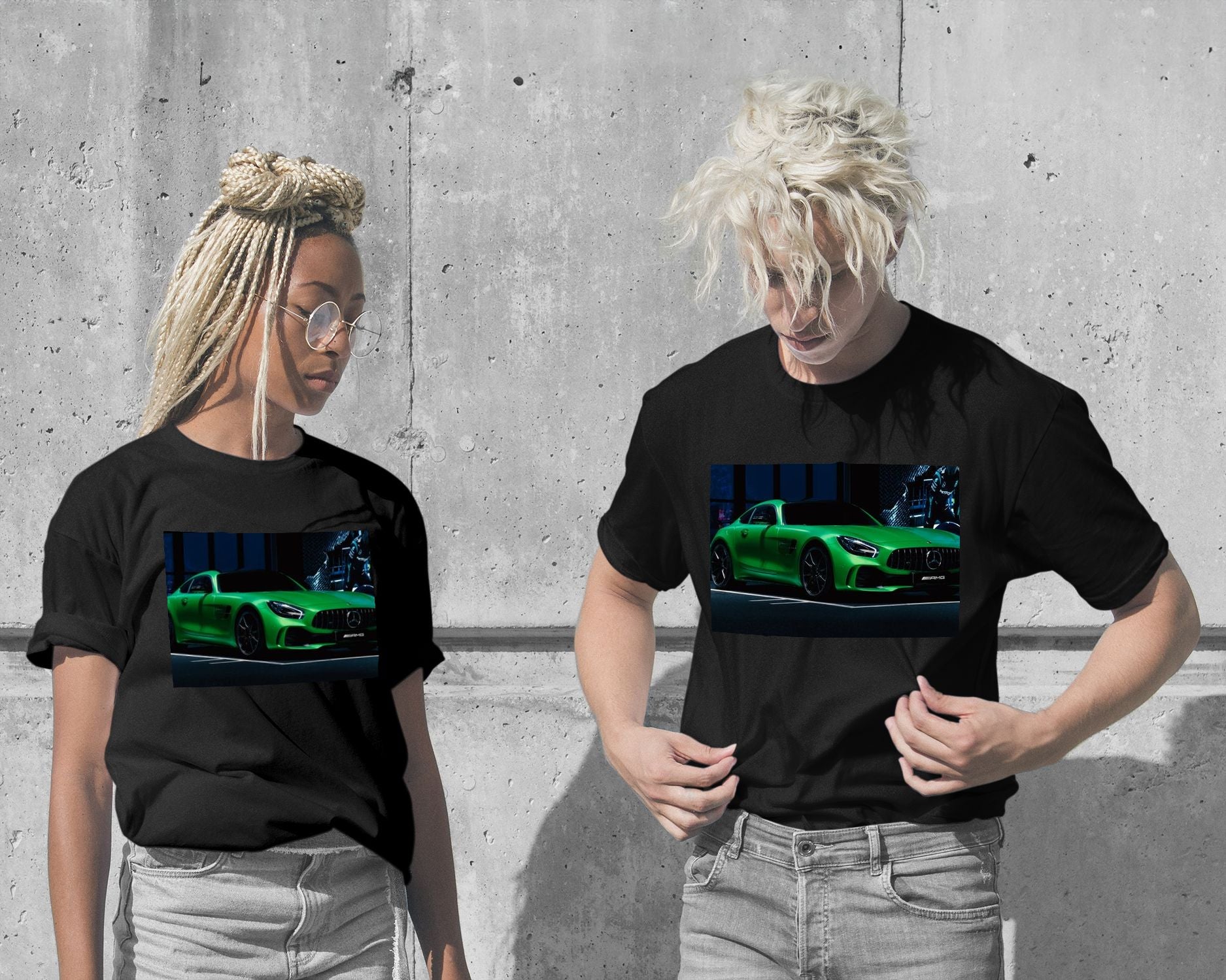 T-Shirt-Mercedes GTR AMG 12V - @SpeedArt-wow.fan