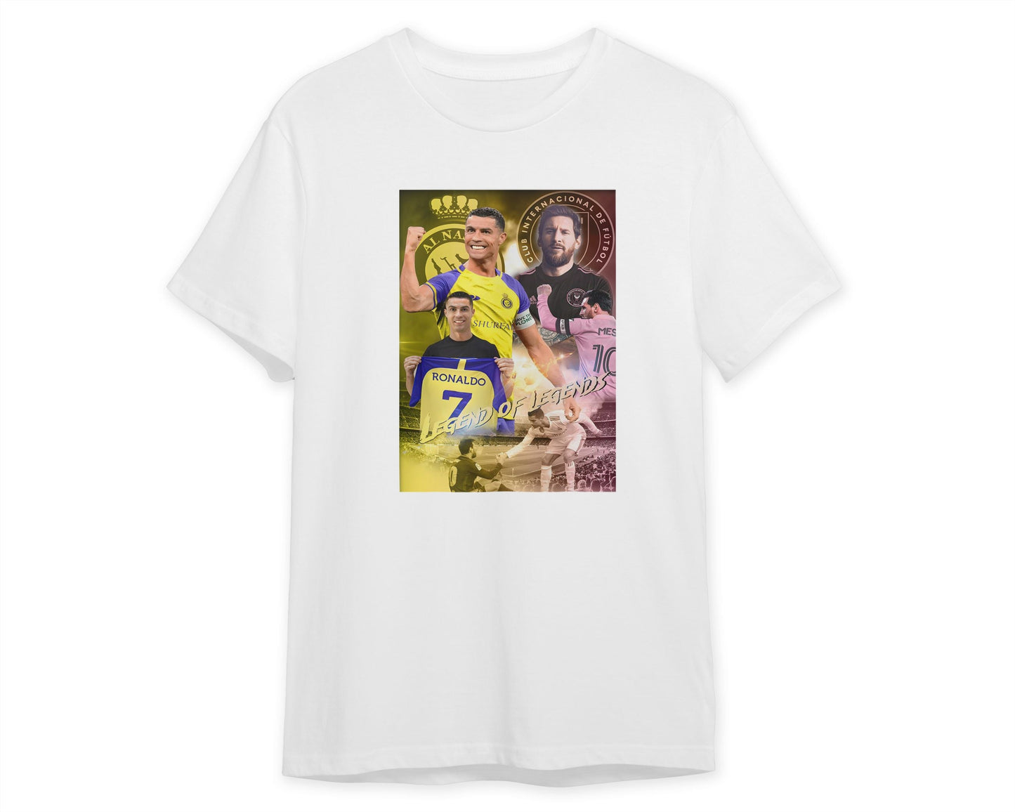 Tee Messi Inter Miami vs Ronaldo Al Nassr - @ArtStyle