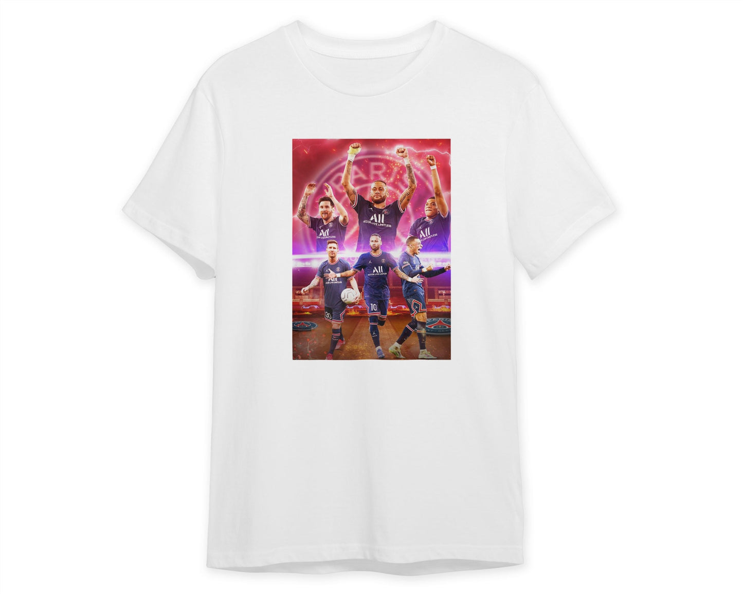 Tee Messi Neymar Mbappe PSG - @ColorizeStudio