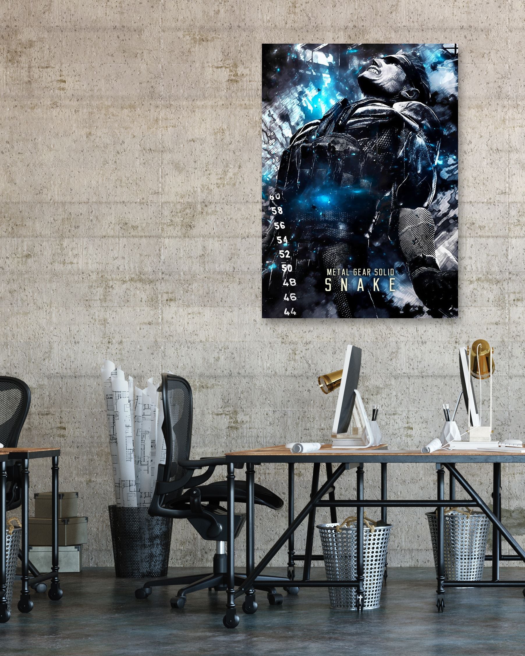 metal gear solid wall art Metal Gear Solid Snake - @SyanArt