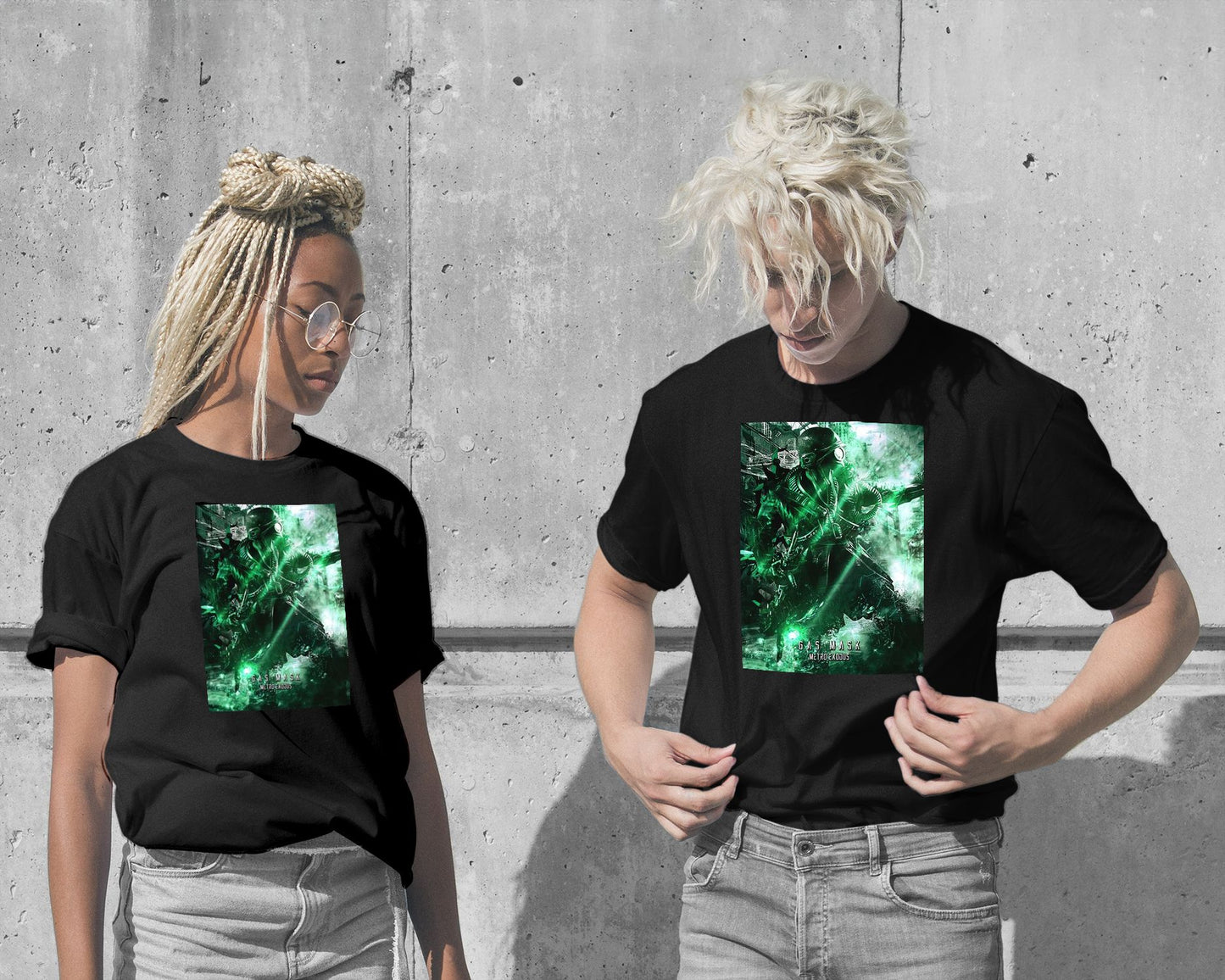 T-Shirt-Metro exodus green radiation - @SyanArt-wow.fan