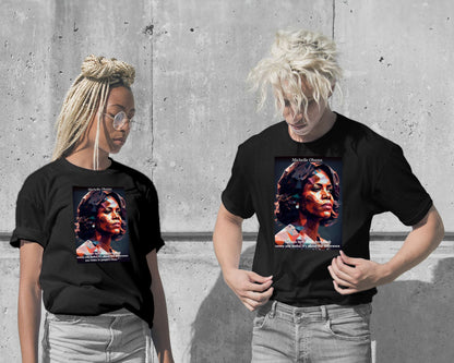 T-Shirt-Michelle Obama Quotes - @WpapArtist-wow.fan