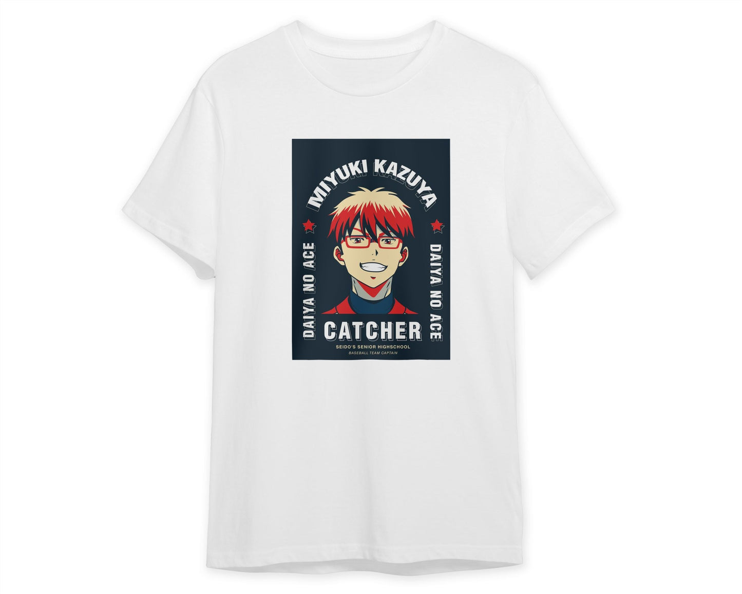 Tee Miyuki Kazuya - Seido's Catcher - @HidayahCreative
