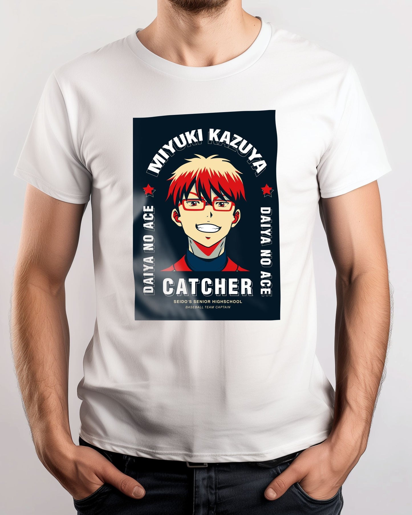 Tee Miyuki Kazuya - Seido's Catcher - @HidayahCreative