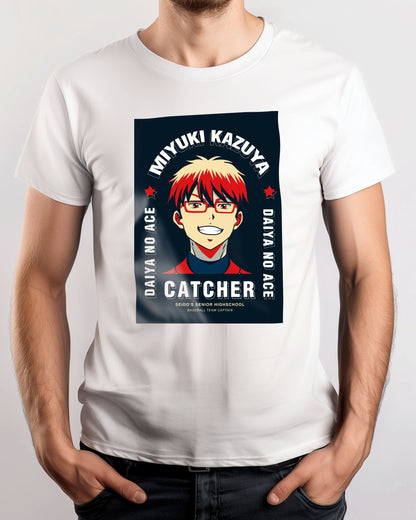 Tee Miyuki Kazuya - Seido's Catcher - @HidayahCreative