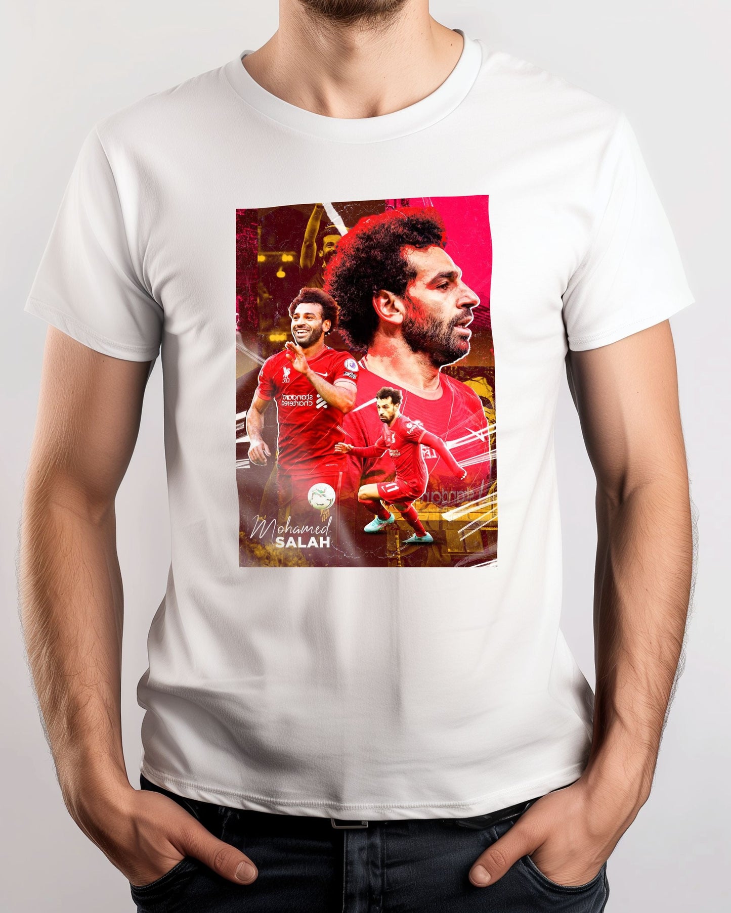 Tee Mohamed Salah Liverpool Art - @ColorizeStudio