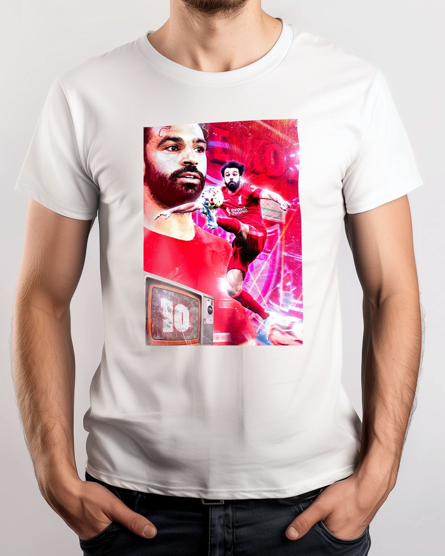Tee Mohamed Salah Liverpool - @ColorizeStudio