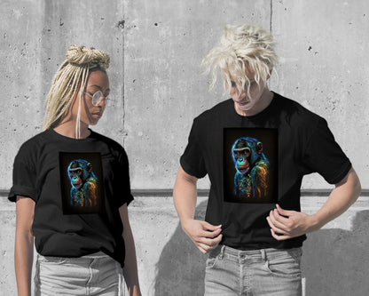 T-Shirt-Monkey Cyber digital art - @WpapArtist-wow.fan