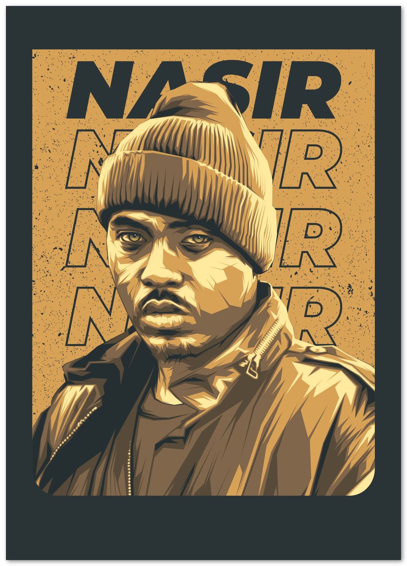 NAS Rapper Pop Art 4 - @LuckyDream - Buy illustrations and artworks ...