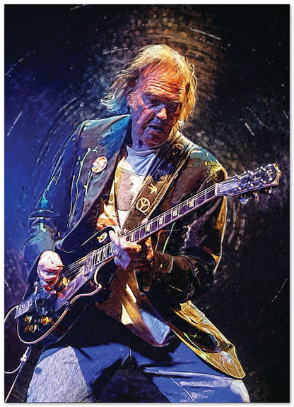 Neil Young Portrait - @Masahiro_art