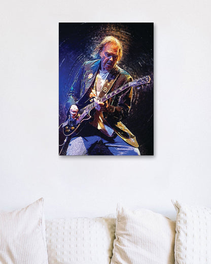 Neil Young Portrait - @Masahiro_art