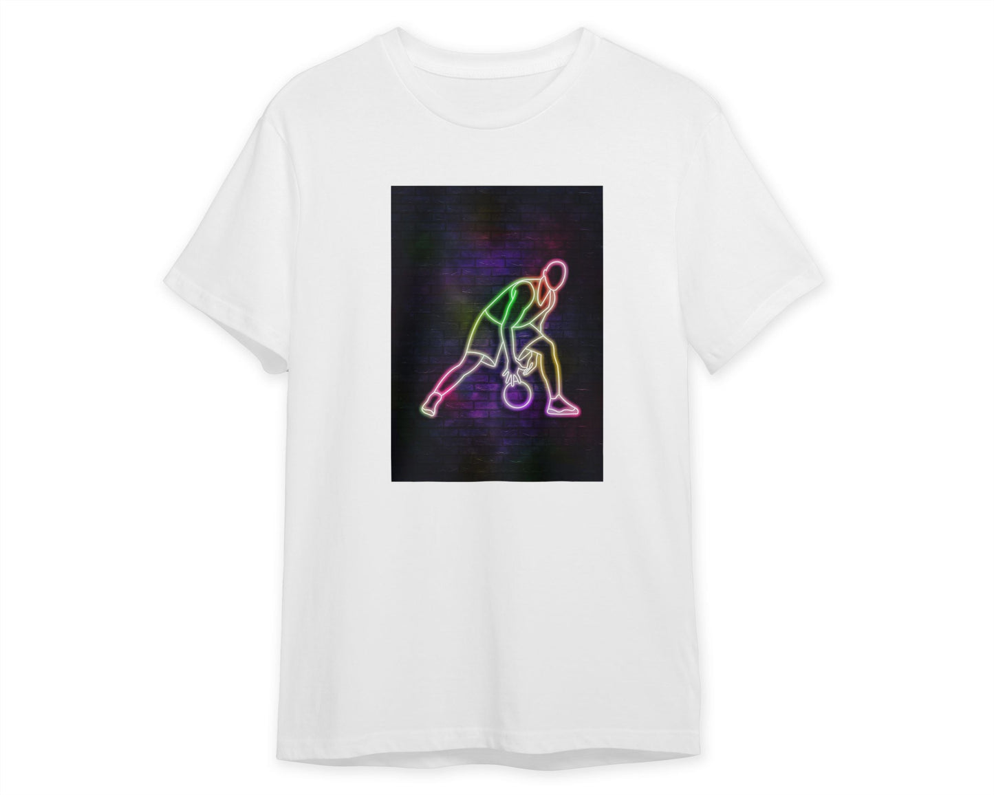 Tee neon basketball art11 - @izmo