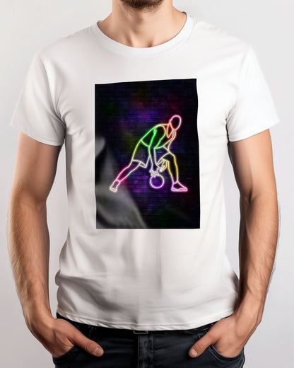 Tee neon basketball art11 - @izmo