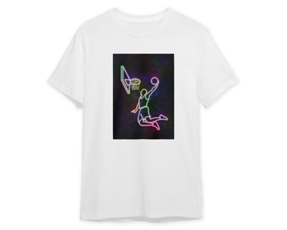 Tee neon basketball art12 - @izmo
