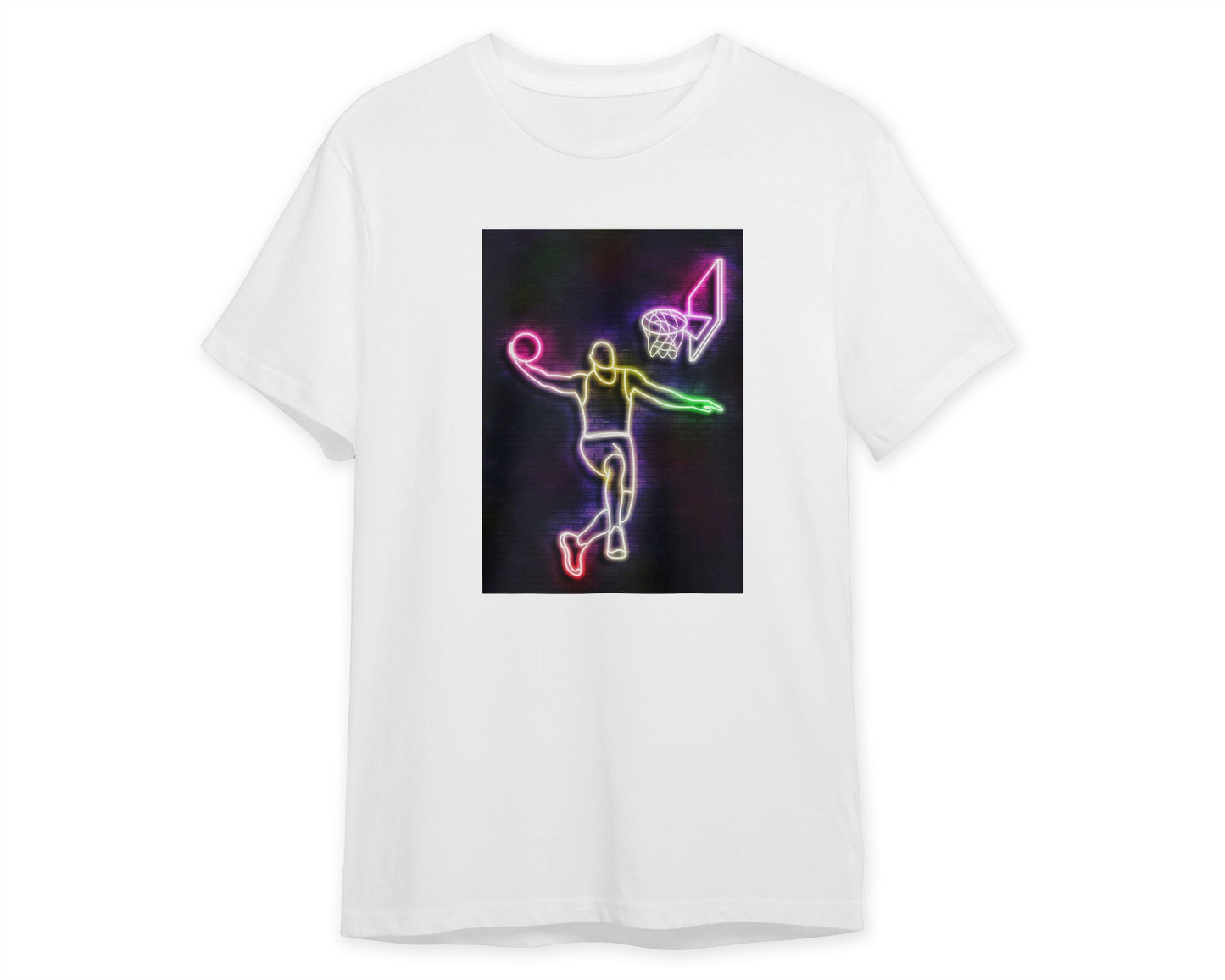 Tee neon basketball art16 - @izmo