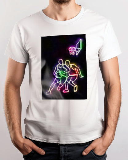 Tee neon basketballers art17 - @izmo