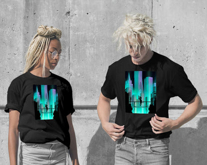 T-Shirt-Neon city - @elzart-wow.fan