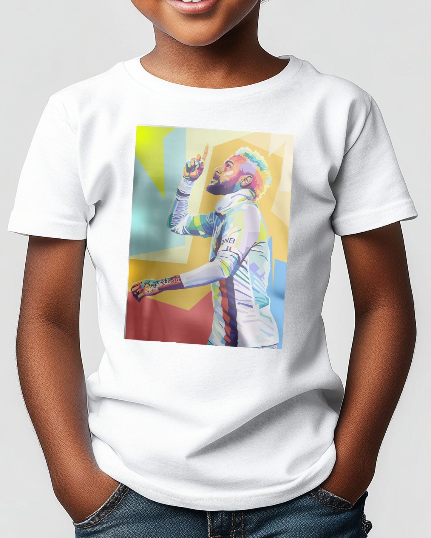 Tee Neymar Jr Pop Art - @SiksisArt