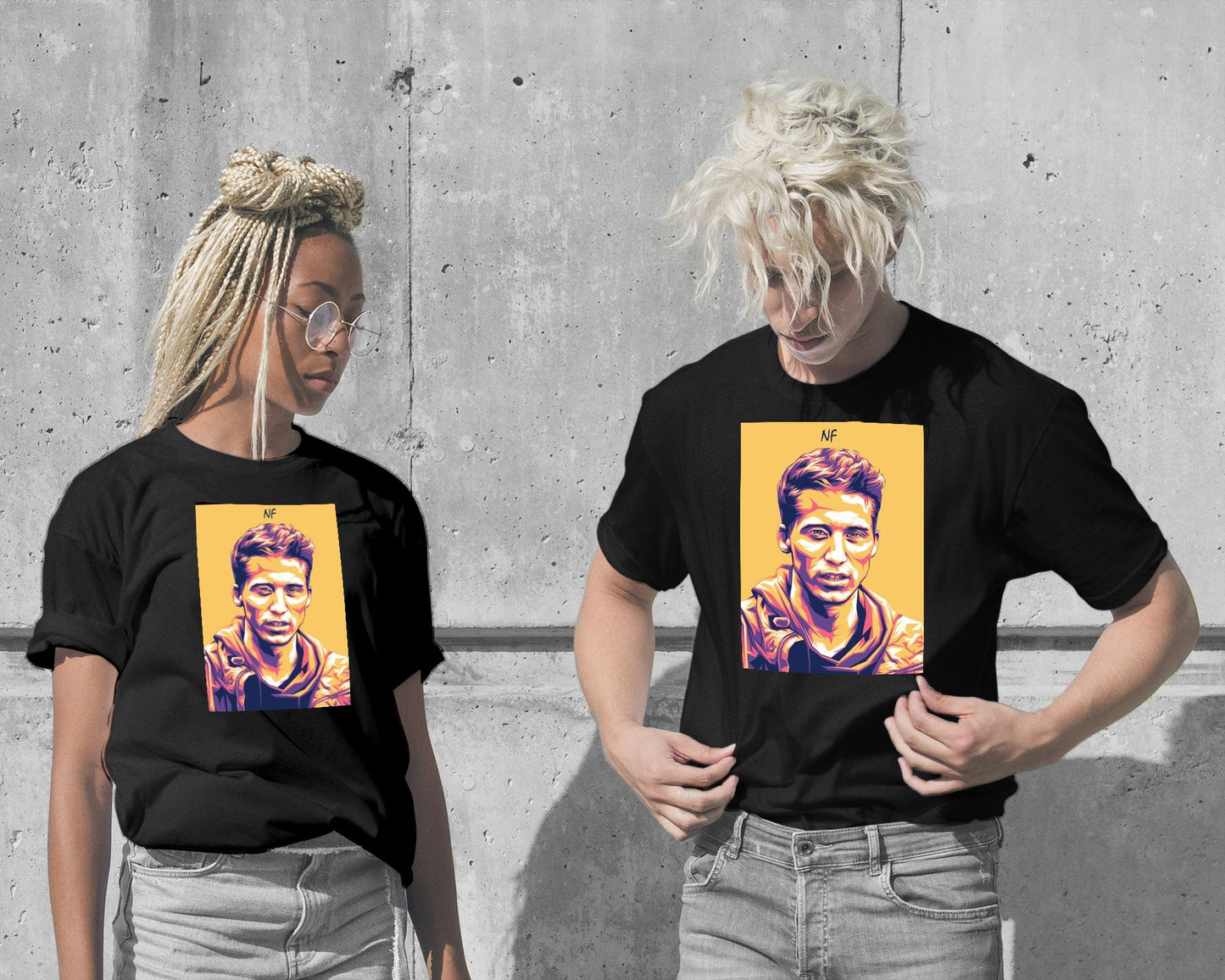 T-Shirt-NF Rapper Pop Art 7 - @LuckyDream-wow.fan