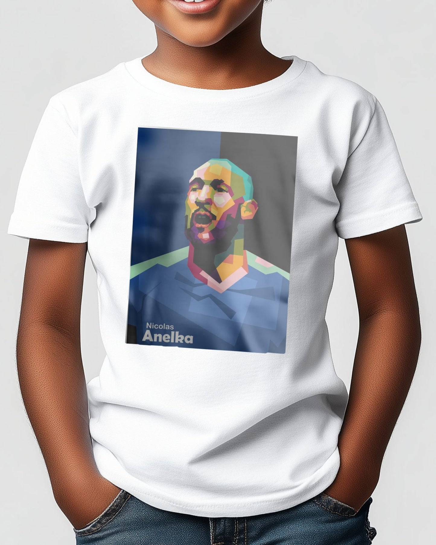 Tee Nicolas Anelka in trend pop art - @Mirupop_06