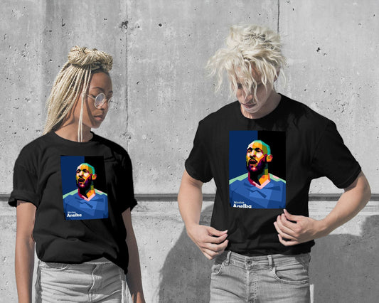 Tee Nicolas Anelka in trend pop art - @Mirupop_06