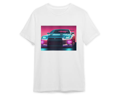 Tee Nissan GT-R Synthwave  - @MyKido